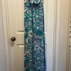 Lilly Pulitzer Seafoam and White Holbrook Dress